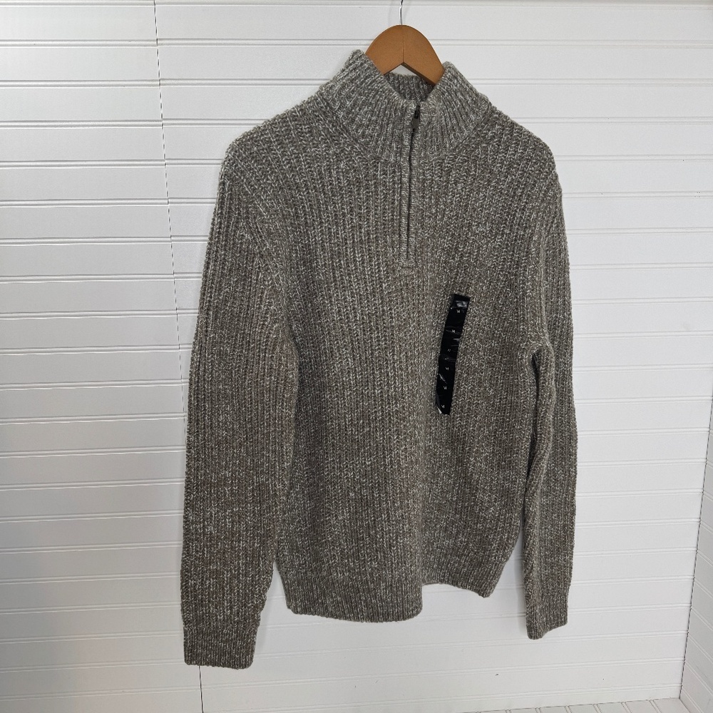 NEW Banana Republic Medium Men's 1/4 Zip Sweater